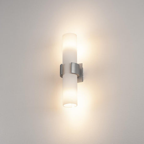 DENA II Wandleuchte E14, max 2x40W, Alu gebürstet