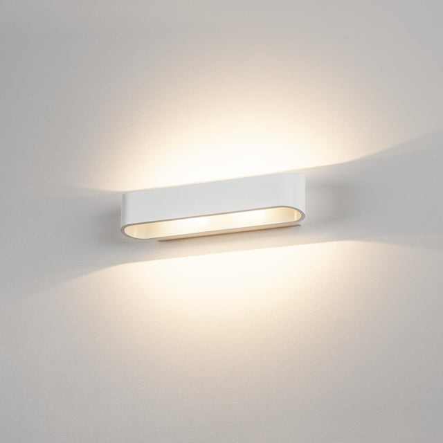 ASSO LED 300 Wandleuchte, oval, weiss, 2x5W LED, 3000K