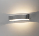 ASSO LED 300 Wandleuchte, oval, alu brushed, 2x5W, 3000K