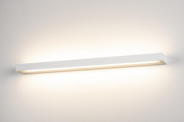 SEDO LED 21 Wandleuchte, eckig, Glas satiniert, weiß