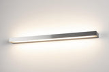 SEDO LED 21 Wandleuchte, eckig, Glas satiniert, alu geb