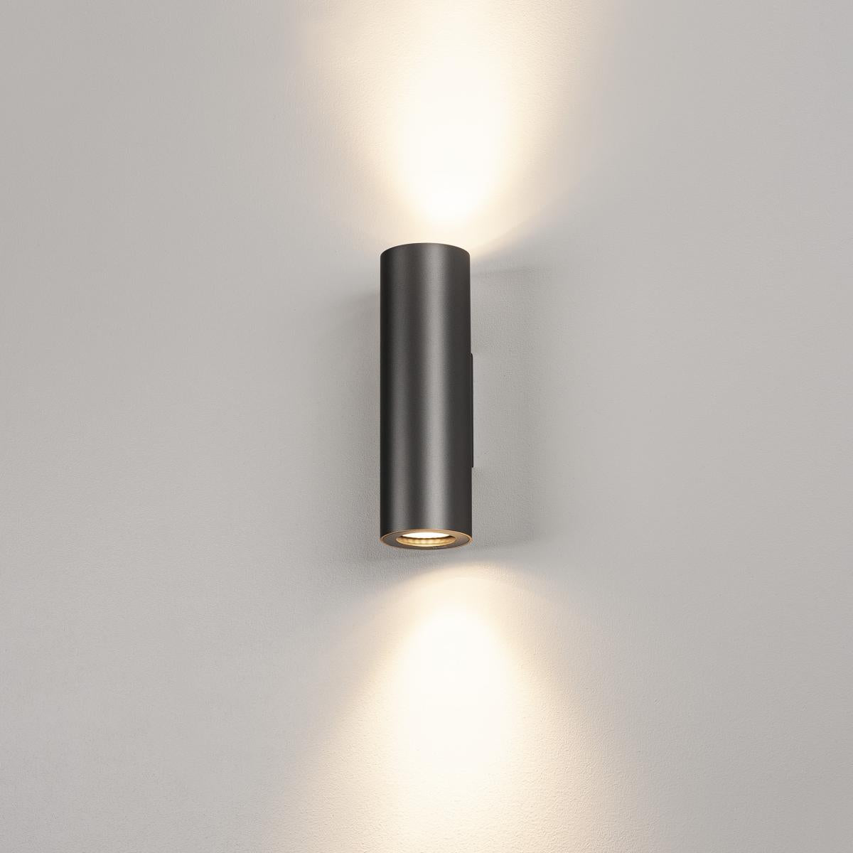 ENOLA_B UP/DOWN Wandleuchte, 2xGU10, max. 50W, schwarz