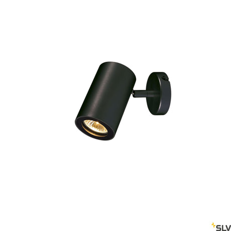 ENOLA_B Wand- & Deckenleuchte single, GU10, max.50W, schwarz