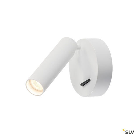 KARPO Single Spot,rund,weiß,7,5W LED,3000K,mit Schalter