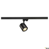 ENOLA_C 9 Spot, 9W, 3000K, 55°, +3P.-Adapter, rund, schwarz