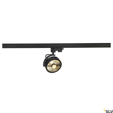 KALU TRACK QPAR111 Leuchten- kopf, schwarz, inkl. 3P-Adapter
