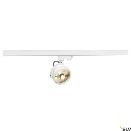 KALU TRACK QPAR111 Leuchten- kopf, weiss, inkl. 3P.-Adapter