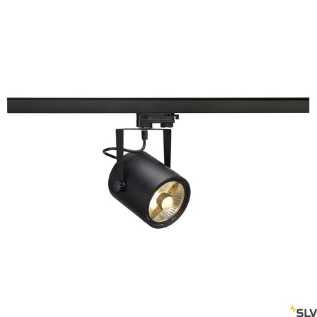EURO SPOT ES111, GU10, max. 75W, +3P.-Adapter, rund, schwarz