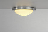 MELAN Deckenleuchte, E27, max. 60W, Alu geb./sat. Glas