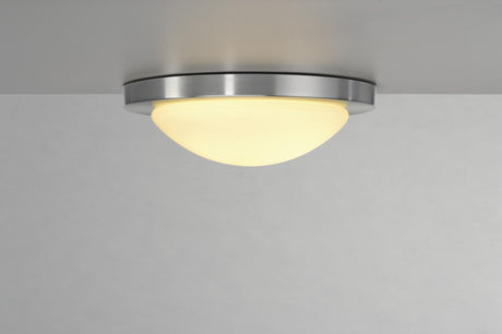 MELAN Deckenleuchte, E27, max. 60W, Alu geb./sat. Glas