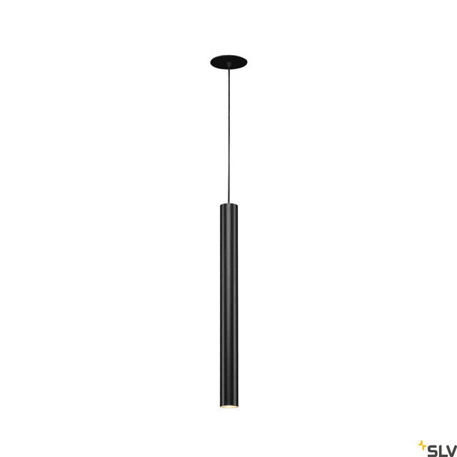 HELIA 45, Pendelleuchte, LED, 3000K, rund, schwarz, 9W