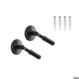 WANDHALTER, für TENSEO, lang, schwarz, 2 Stück