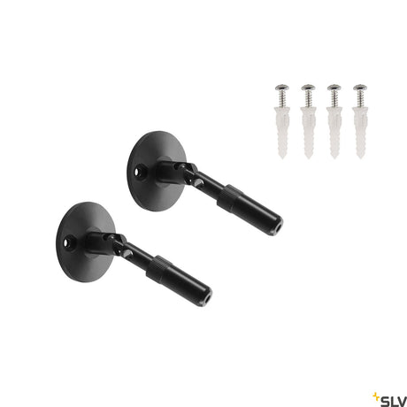 WANDHALTER, für TENSEO, lang, schwarz, 2 Stück