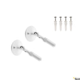 WANDHALTER, für TENSEO, lang, weiß, 2 Stück