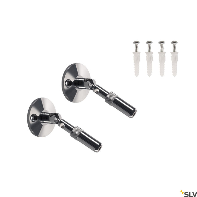 Wandhalter für Niedervoltseilsystem, 10cm, 2 Stk.