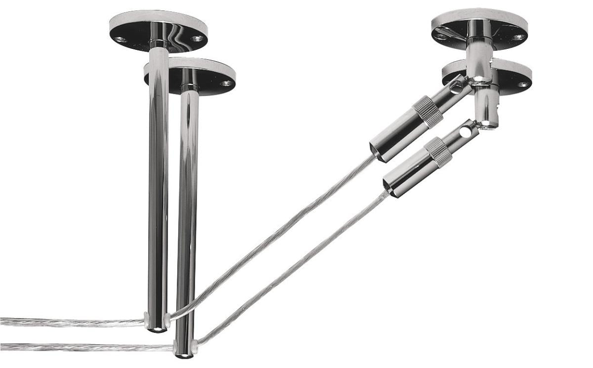 Umlenker für NV-Seilsystem, 16cm, 2 Stk., chrom