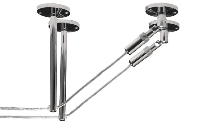 Umlenker für NV-Seilsystem, 16cm, 2 Stk., chrom