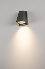 WALLYX GU10 Wandleuchte, max. 50W, IP44, anthrazit