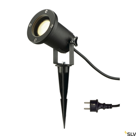 NAUTILUS SPIKE XL, GU10 11W, inkl. Kabel & Stecker, schwarz