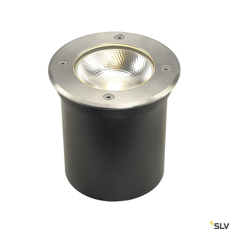 ROCCI Bodeneinbauleuchte, 6W, 3000K, IP67, rund, Edelstahl