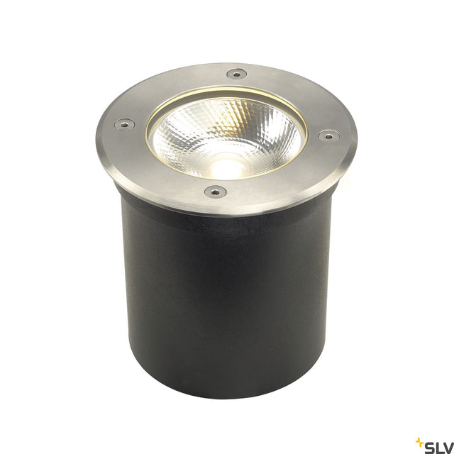 ROCCI Bodeneinbauleuchte, 6W, 3000K, IP67, rund, Edelstahl