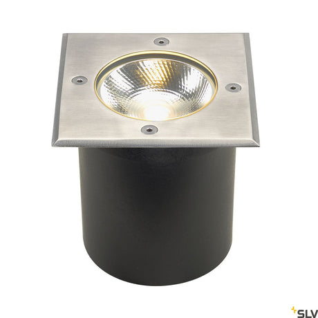 ROCCI Bodeneinbauleuchte, 6W, 3000K, IP67, eckig, Edelstahl