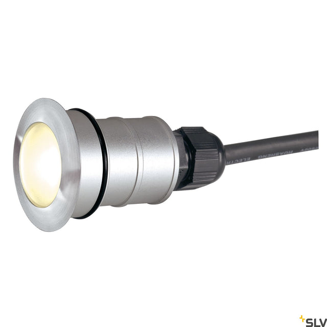 POWER TRAIL LITE ROUND Einbaul., 1W, 3000K, IP67, Edelstahl
