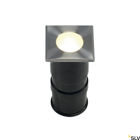 POWER TRAIL LITE SQUARE Einbaul., 1W, 3000K, IP67, Edelstahl