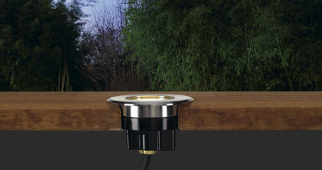 DASAR FLAT LED, 3,5W, 3000K, rund, Edelstahlblende