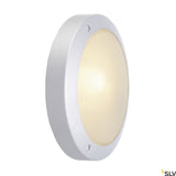 BULAN Deckenl., E14, max. 60W, rund, silbergrau, sat. Glas