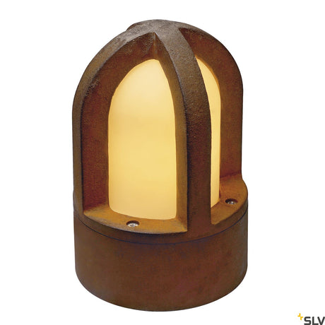 RUSTY CONE Bodenleuchte, E14, max. 40W, IP54, Eisen gerostet
