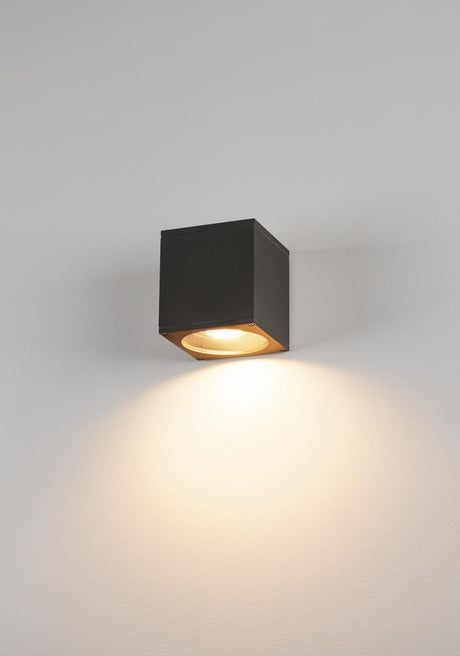 BIG THEO WALL OUT Wandleuchte, ES111, max. 75W, anthrazit
