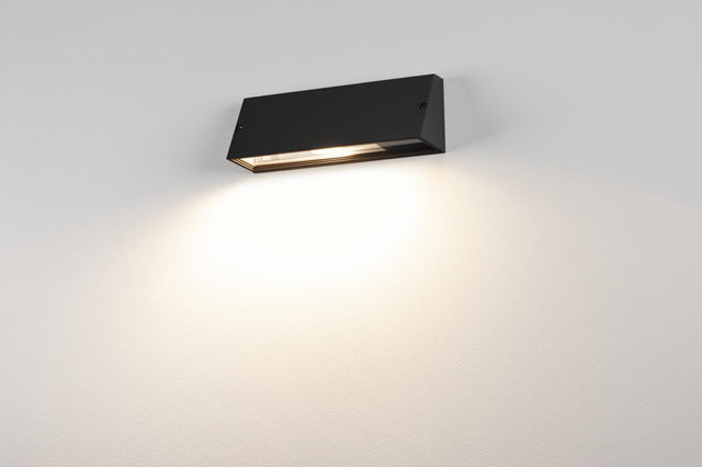 PEMA SQUARE Wandleuchte, E27, max. 15W, schwarz