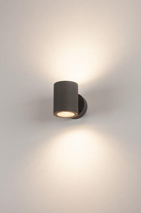 SITRA WALL UP-DOWN Wandl., GX53, max. 2x9W, IP44, anthrazit
