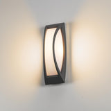 MERIDIAN 2 Wandleuchte, E27, max. 25W, IP54, anthrazit