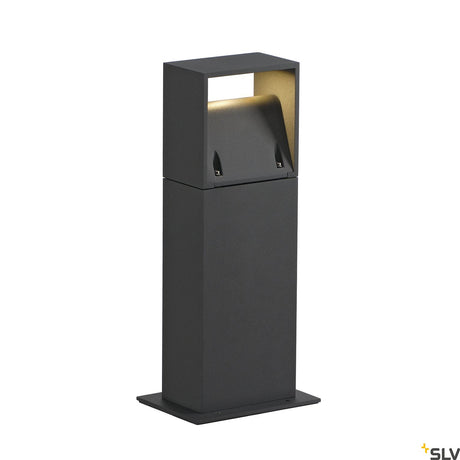 LOGS 40 Stehleuchte, 6W, 3000K, IP44, eckig, anthrazit