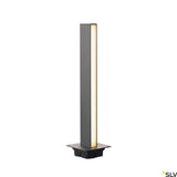 H-POL, anthrazit, zweiflammig, L/B/H 16,5/16,5/66 cm