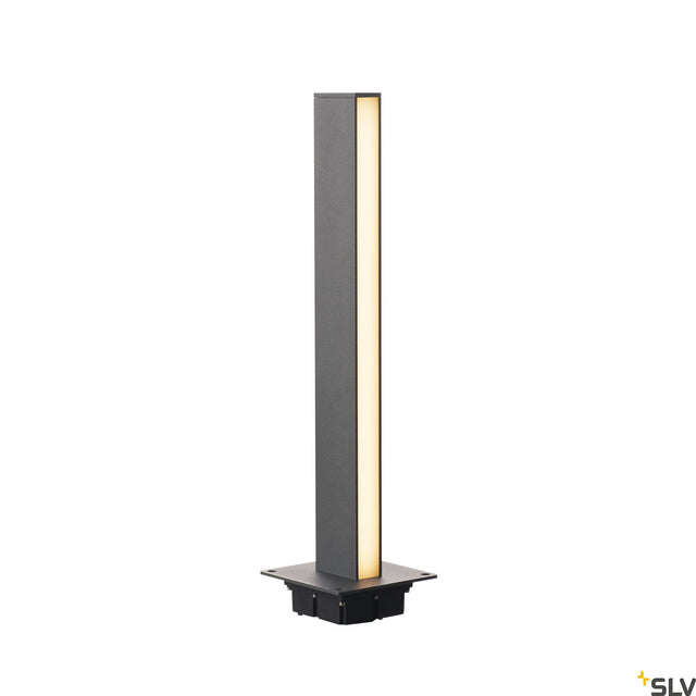 H-POL, anthrazit, zweiflammig, L/B/H 16,5/16,5/66 cm