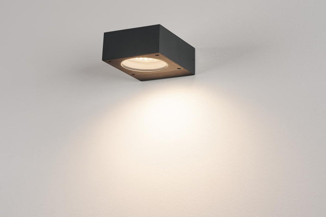 QUADRASYL Wandleuchte WL 15, GX53 max.11W, eckig, anthrazit