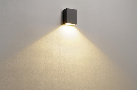 QUAD 1 XL LED Wandleuchte, 3,2W, 3000K, eckig, anthrazit