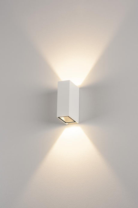QUAD 2 XL LED Wandleuchte, 2x3,2W, 3000K, weiß
