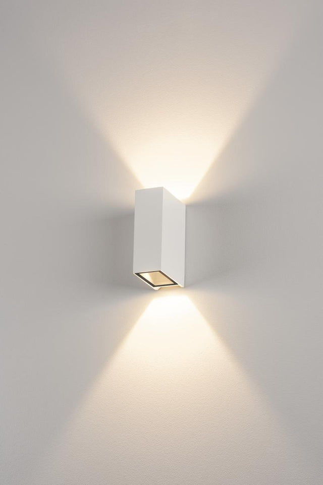 QUAD 2 XL LED Wandleuchte, 2x3,2W, 3000K, weiß