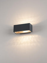 BOX R7S Wandleuchte up-down, max.80W, IP44, eckig, anthrazit