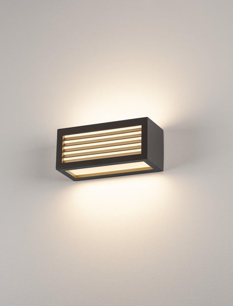 BOX-L E27 Wandleuchte, E27, max. 18W, eckig, anthrazit