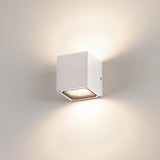 SITRA CUBE Wandleuchte, GX53, max. 2x9W, aluminium, weiß