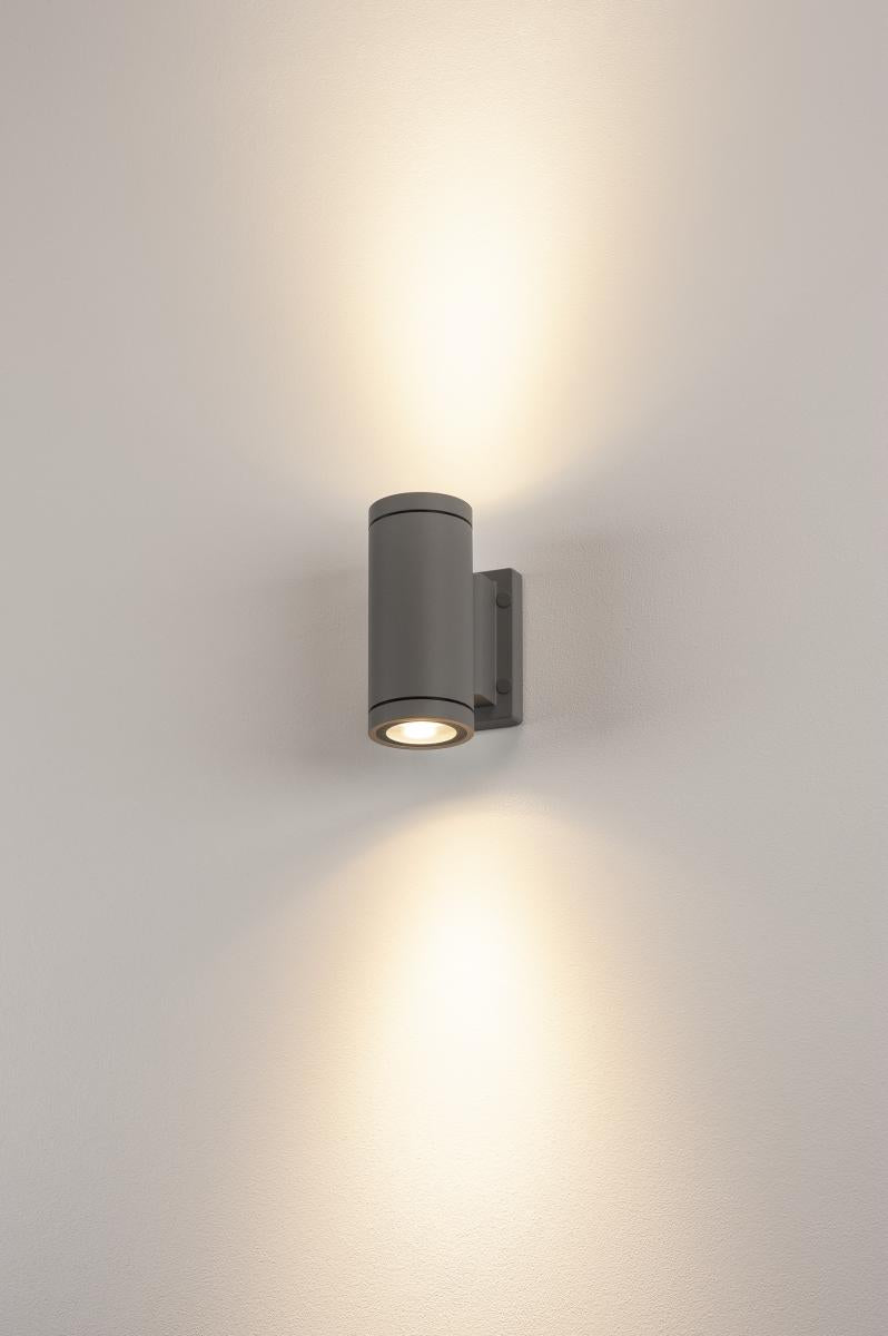NEW MYRA UP/DOWN Wandl., GU10, max. 2x35W, IP55, anthrazit