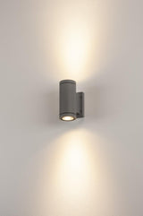 NEW MYRA UP/DOWN Wandl., GU10, max. 2x35W, IP55, anthrazit