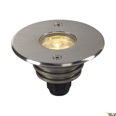 DASAR LED LV, 6W, 3000K, 12-25V, IP67, rund, Edelstahl 316