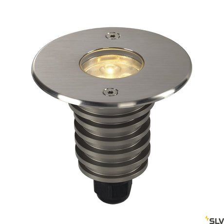 DASAR LED HV, 6W, 3000K, 230V, IP67, rund, Edelstahl 316