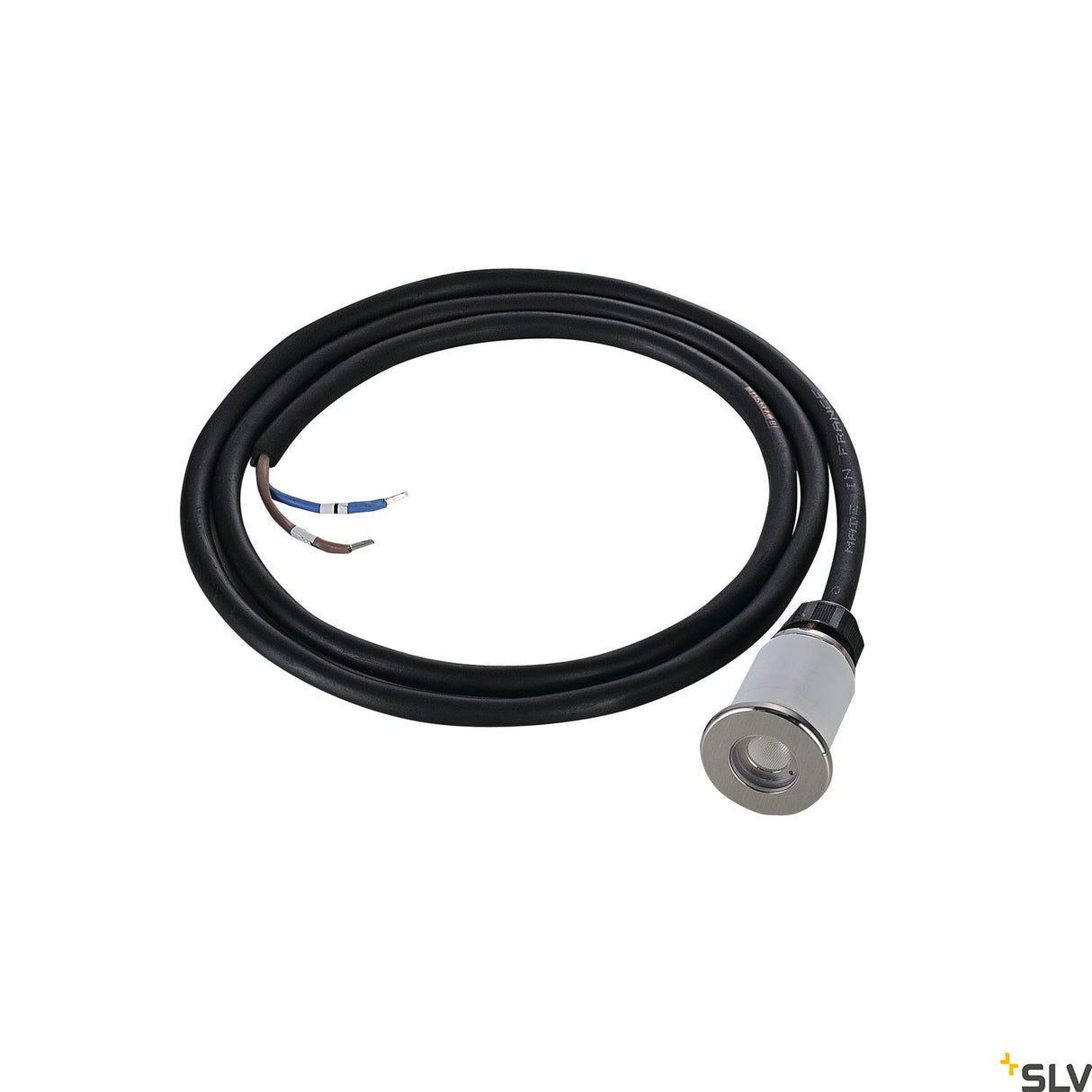DASAR LED MINI, 2W, 3000K, IP67, rund, Edelstahl
